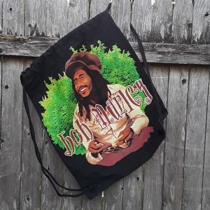 Bob Marley One Love Jamaica Rastafarian Reversible Bag Sac Back Pack